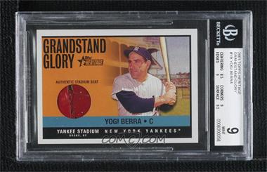 2001 Topps Heritage - Grandstand Glory #THGG-YB - Yogi Berra [BGS 9 MINT]