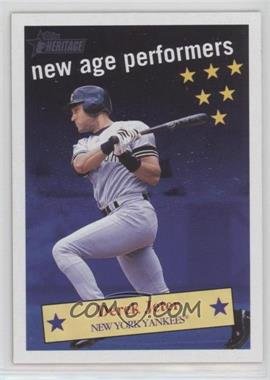 2001 Topps Heritage - New Age Performers #NAP8 - Derek Jeter