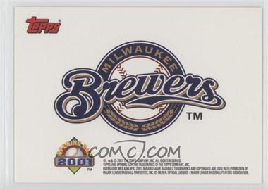 2001 Topps Opening Day - Team Stickers #MIL - Milwaukee Brewers Team