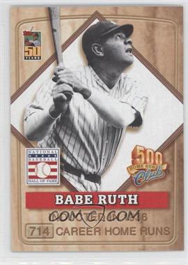 2001 Topps Post 500 Home Run Club - Food Issue [Base] #1 - Babe Ruth