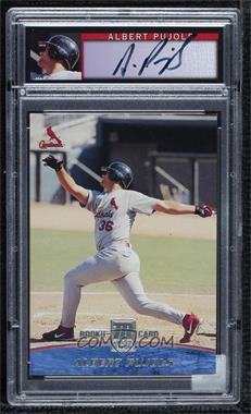 2001 Topps Reserve - [Base] - Graded Autographed Rookie #103 - Albert Pujols /1500 [PSA 8 NM‑MT]