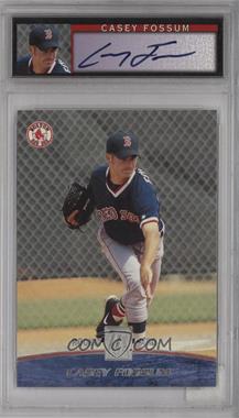 2001 Topps Reserve - [Base] - Graded Autographed Rookie #117 - Casey Fossum /1500 [PSA 8 NM‑MT]