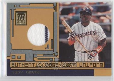 2001 Topps Reserve - Game-Worn Uniform #TRR-TG - Tony Gwynn