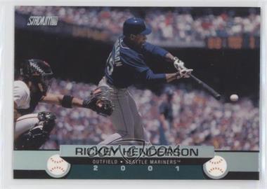 2001 Topps Stadium Club - [Base] #89 - Rickey Henderson [Good to VG‑EX]