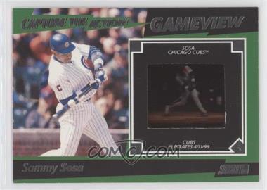 2001 Topps Stadium Club - Capture the Action Game View #CAGV12 - Sammy Sosa /100