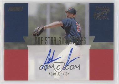 2001 Topps Stadium Club - Lone Star Signatures #LS16 - Adam Johnson