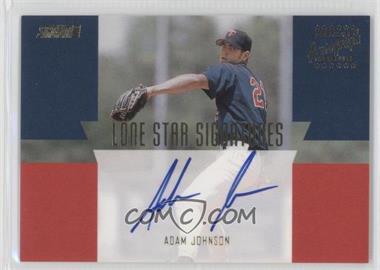 2001 Topps Stadium Club - Lone Star Signatures #LS16 - Adam Johnson