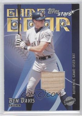 2001 Topps Stars - Game Gear - Bat #TSR-BD - Ben Davis