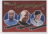 Carlos Delgado, Barry Bonds, Todd Helton