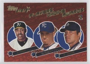 2001 Topps Stars - Players Choice Awards #PCA5 - Terrence Long, Mark Quinn, Kazuhiro Sasaki