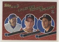 Randy Johnson, Tom Glavine, Greg Maddux