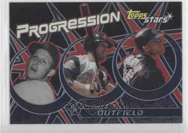 2001 Topps Stars - Progression #P5 - Darin Erstad, Alex Escobar, Stan Musial