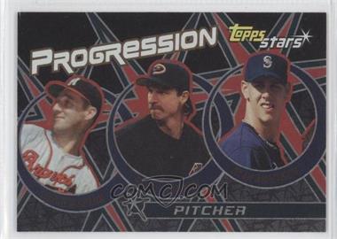 2001 Topps Stars - Progression #P8 - Warren Spahn, Randy Johnson, Ryan Anderson