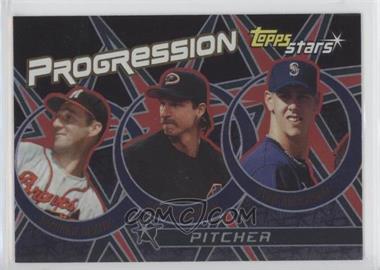 2001 Topps Stars - Progression #P8 - Warren Spahn, Randy Johnson, Ryan Anderson