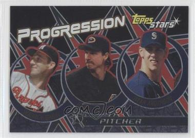 2001 Topps Stars - Progression #P8 - Warren Spahn, Randy Johnson, Ryan Anderson