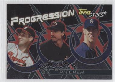 2001 Topps Stars - Progression #P8 - Warren Spahn, Randy Johnson, Ryan Anderson