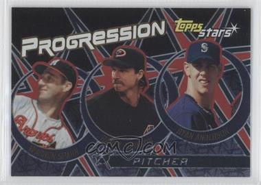 2001 Topps Stars - Progression #P8 - Warren Spahn, Randy Johnson, Ryan Anderson