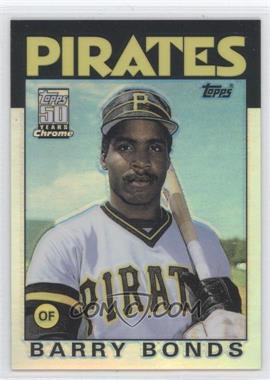 2001 Topps Traded & Rookies - [Base] - Chrome Retrofractor #T114 - 50 Years Topps Reprint - Barry Bonds