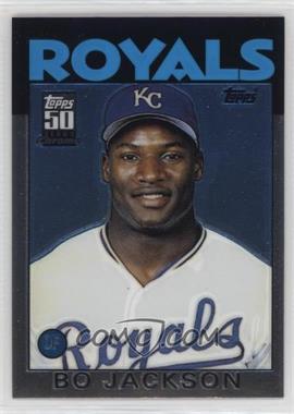 2001 Topps Traded & Rookies - [Base] - Chrome #T119 - 50 Years Topps Reprint - Bo Jackson