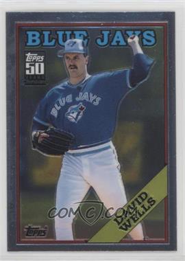 2001 Topps Traded & Rookies - [Base] - Chrome #T131 - 50 Years Topps Reprint - David Wells