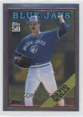 2001 Topps Traded & Rookies - [Base] - Chrome #T131 - 50 Years Topps Reprint - David Wells