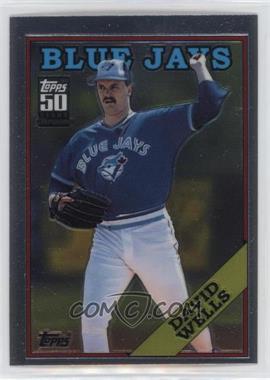 2001 Topps Traded & Rookies - [Base] - Chrome #T131 - 50 Years Topps Reprint - David Wells