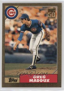 2001 Topps Traded & Rookies - [Base] - Gold #T123 - 50 Years Topps Reprint - Greg Maddux /2001