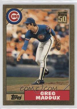 2001 Topps Traded & Rookies - [Base] - Gold #T123 - 50 Years Topps Reprint - Greg Maddux /2001