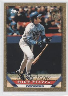 2001 Topps Traded & Rookies - [Base] - Gold #T138 - 50 Years Topps Reprint - Mike Piazza /2001