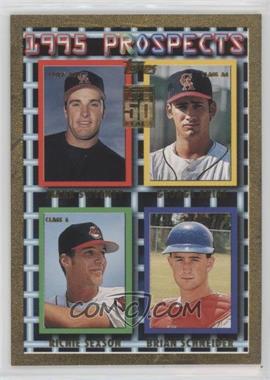 2001 Topps Traded & Rookies - [Base] - Gold #T142 - 50 Years Topps Reprint - Mike Sweeney, George Arias, Richie Sexson, Brian Schneider /2001