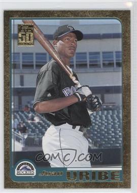 2001 Topps Traded & Rookies - [Base] - Gold #T199 - Juan Uribe /2001