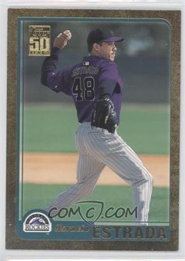 2001 Topps Traded & Rookies - [Base] - Gold #T202 - Horacio Estrada /2001