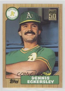 2001 Topps Traded & Rookies - [Base] #T125 - 50 Years Topps Reprint - Dennis Eckersley