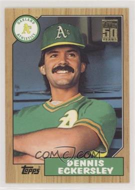 2001 Topps Traded & Rookies - [Base] #T125 - 50 Years Topps Reprint - Dennis Eckersley