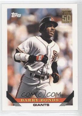 2001 Topps Traded & Rookies - [Base] #T139 - 50 Years Topps Reprint - Barry Bonds