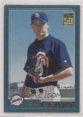 2001 Topps Traded & Rookies - [Base] #T175 - Jake Peavy [EX to NM]