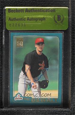 2001 Topps Traded & Rookies - [Base] #T75 - Roy Oswalt [BAS Beckett Auth Sticker]