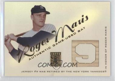 2001 Topps Tribute - Bat Relics - Stencil #RB RM - Roger Maris