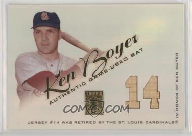 2001 Topps Tribute - Bat Relics #RB KB - Ken Boyer