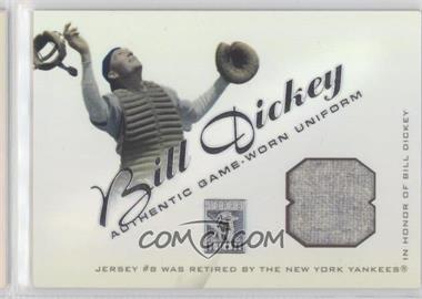 2001 Topps Tribute - Retired Jerseys #RJBD - Bill Dickey