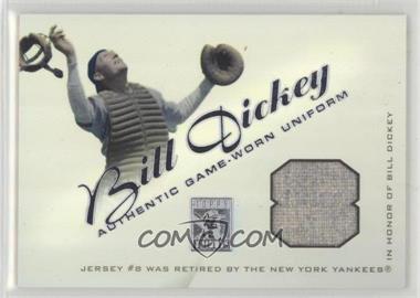 2001 Topps Tribute - Retired Jerseys #RJBD - Bill Dickey