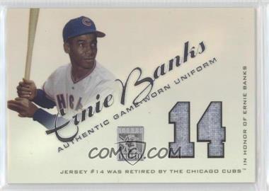 2001 Topps Tribute - Retired Jerseys #RJEBA - Ernie Banks