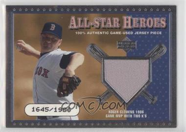 2001 Upper Deck - All-Star Heroes #ASH-RC - Roger Clemens /1986