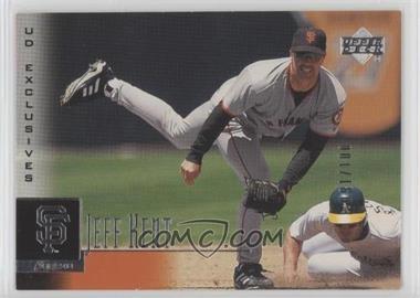 2001 Upper Deck - [Base] - UD Exclusives #203 - Jeff Kent /100 [Noted]