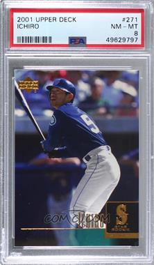 2001 Upper Deck - [Base] #271 - Star Rookie - Ichiro Suzuki [PSA 8 NM‑MT]