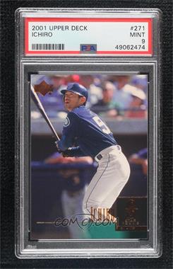 2001 Upper Deck - [Base] #271 - Star Rookie - Ichiro Suzuki [PSA 9 MINT]