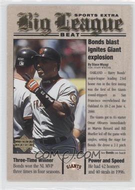 2001 Upper Deck - Big League Beat #BB1 - Barry Bonds