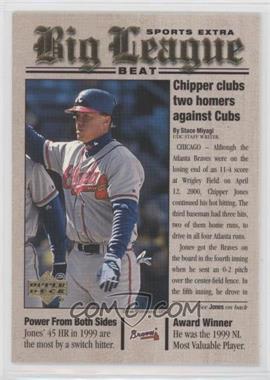 2001 Upper Deck - Big League Beat #BB5 - Chipper Jones