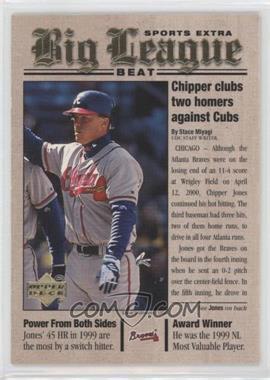 2001 Upper Deck - Big League Beat #BB5 - Chipper Jones