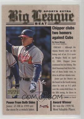 2001 Upper Deck - Big League Beat #BB5 - Chipper Jones